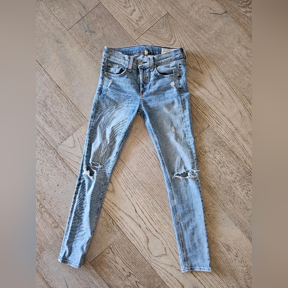 Rag & Bone Ankle Skinny Distressed Jeans Women's 26 - Picture 9 of 12